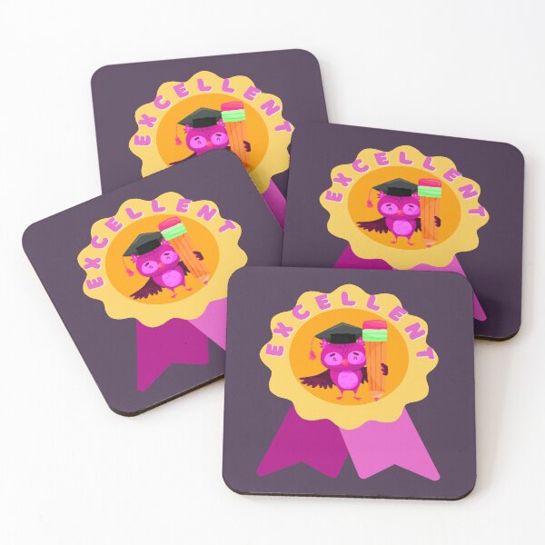 Item preview, Excellent Funny Cute Owl Teacher Reward Motivational designed and sold by mayamay0.