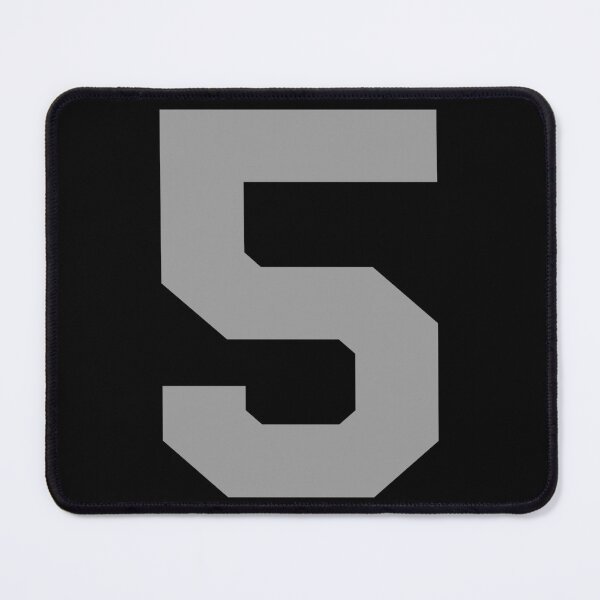 Item preview, Number 5, Silver five, Sports number 5 designed and sold by TheCultStuff.