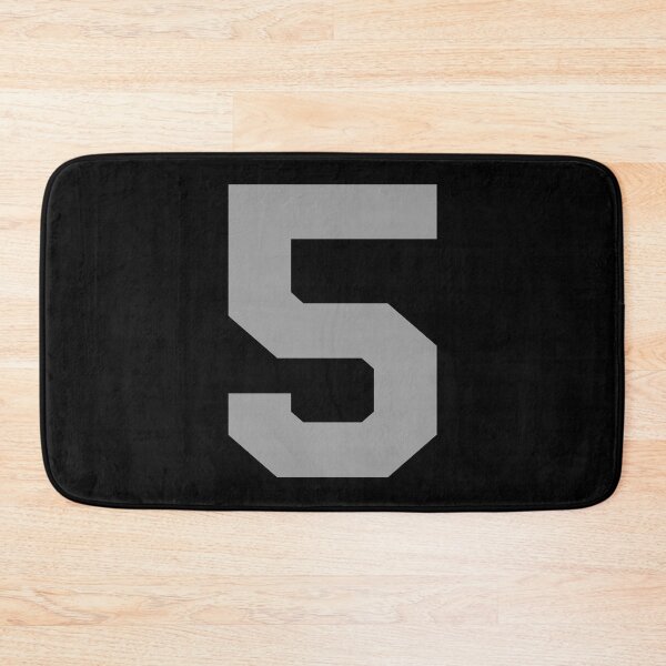 Item preview, Number 5, Silver five, Sports number 5 designed and sold by TheCultStuff.