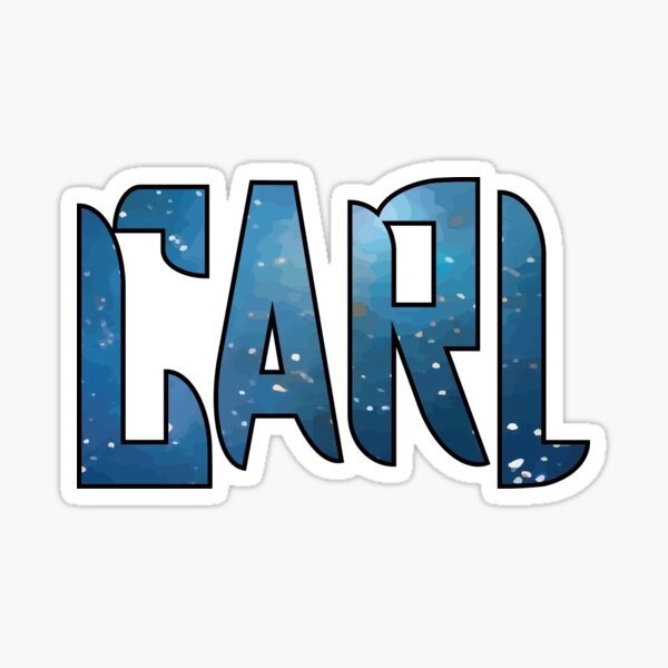 "CARL Name IV My name is CARL typography name Galaxy Vibe