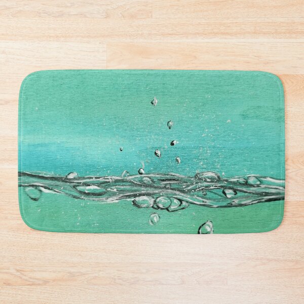 Item preview, Water, water edge & air bubbles painted on wood designed and sold by Anke Franikowski.