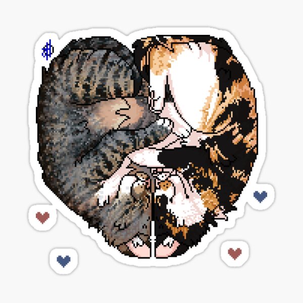 Cuddle Puddle Sticker
