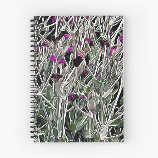 Item preview, Purple coastal flowers designed and sold by Colin Bentham.