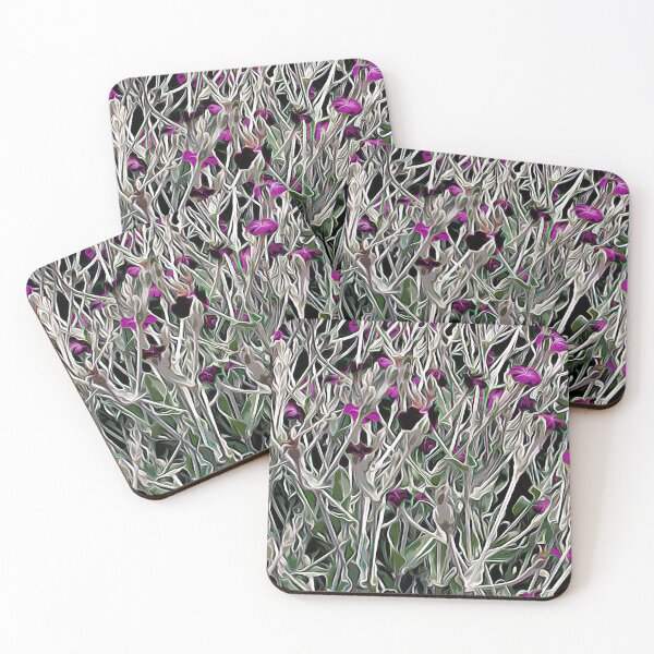 Item preview, Purple coastal flowers designed and sold by Colin Bentham.