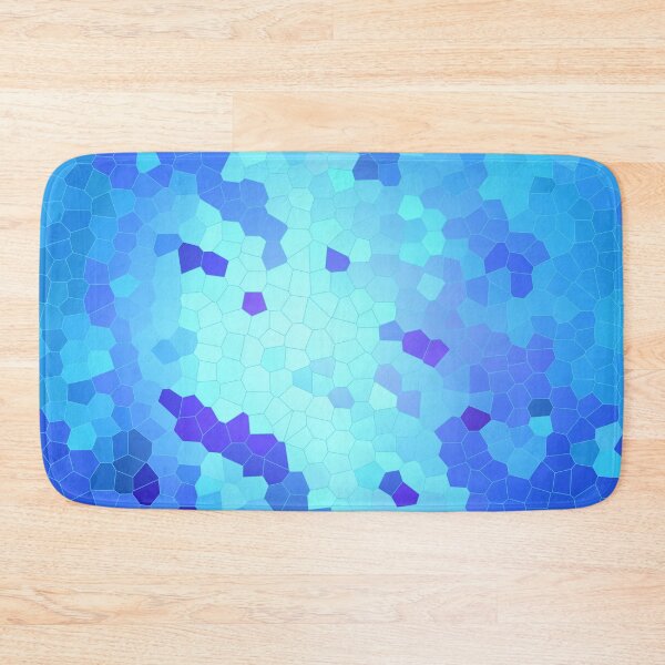 Item preview, sea water pattern - Irregular blue shapes designed and sold by Kurdish T-shirt.