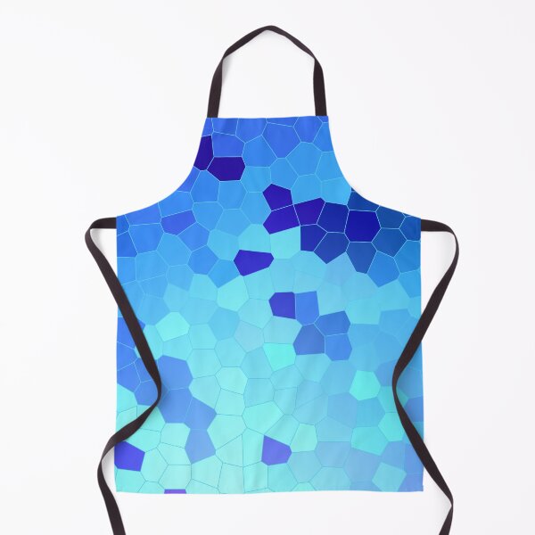 Item preview, sea water pattern - Irregular blue shapes designed and sold by Kurdish T-shirt.
