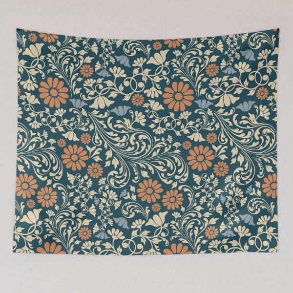 Item preview, Floral pattern retro designed and sold by PicturePatty.