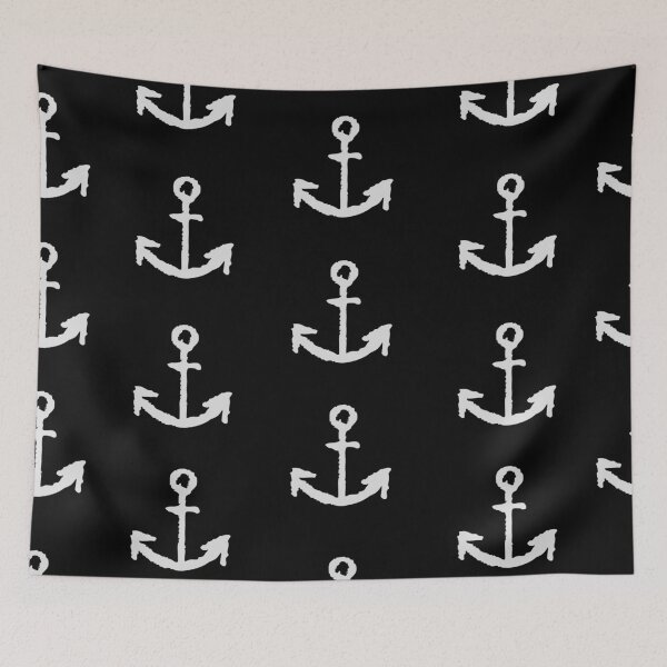 Item preview, Anchors - black with white designed and sold by PeppermintCreek.