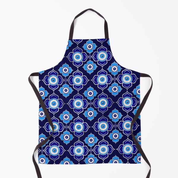 Item preview, Evil Eye Pattern - Blues and silver designed and sold by k9printart.