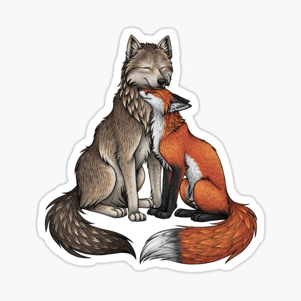 Item preview, Wolf & Fox designed and sold by lyndseygreen.