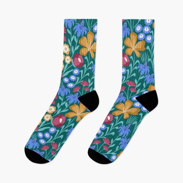 Item preview, Wildflower meadow on green background designed and sold by Irenajh87.