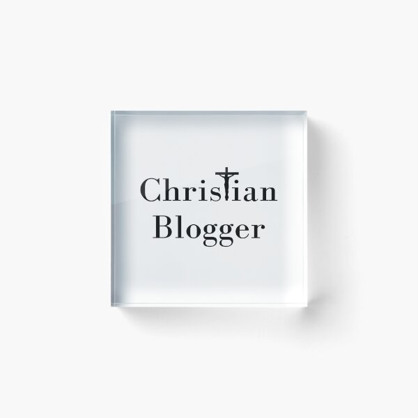 Item preview, Christian Blogger - Black Text designed and sold by TheKnightWriter.