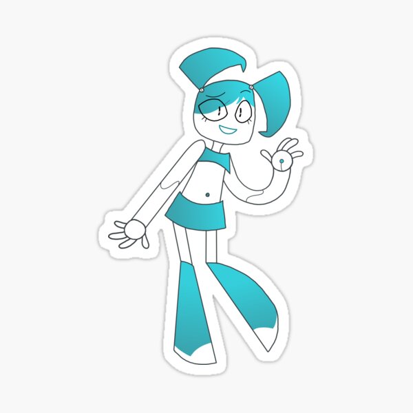 MLAATR - XJ-9 a.k.a. Jenny Smiling Sticker for Sale by mvelas17