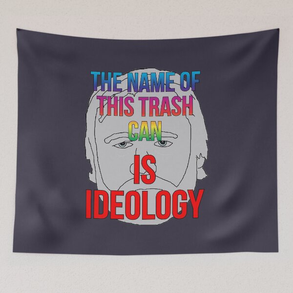 Item preview, Friendship Meeting Philosopher Cultural Theorist Slavoj Zizek &Quot;This Trash Can Is Ideology&Quot; designed and sold by Mronaldoicel9.
