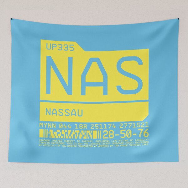 Item preview, Luggage Tag C - NAS Nassau Bahamas designed and sold by VoodooCircus.