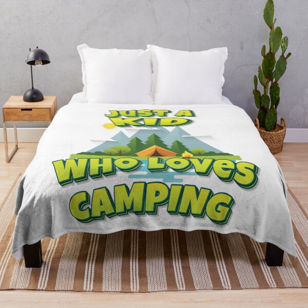 Item preview, Just A Kid Who Loves Camping designed and sold by FiveNiches.