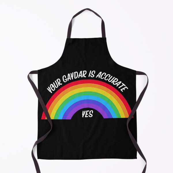Item preview, Yes Your Gaydar Is Accurate Rainbow In Black designed and sold by LuckyKermit.