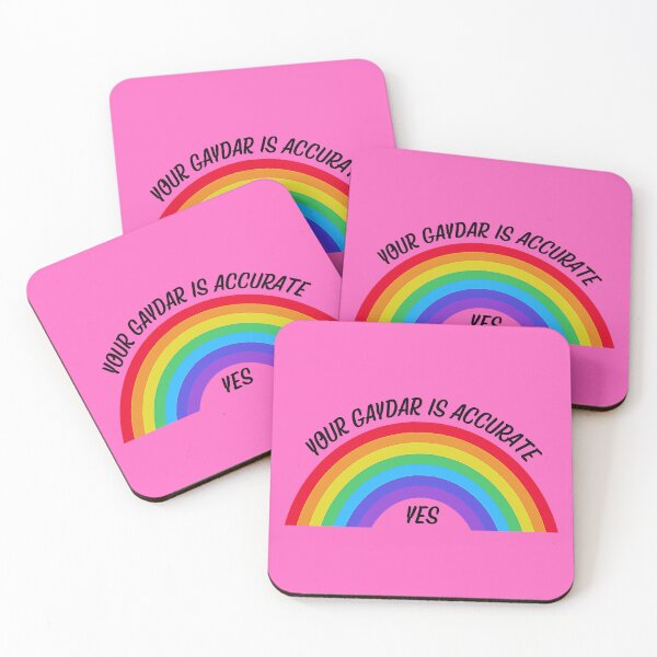 Item preview, Yes Your Gaydar Is Accurate Rainbow In Pink designed and sold by LuckyKermit.