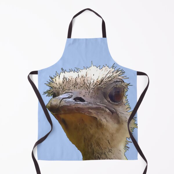 Item preview, Beautiful Artistic Grumpy Ostrich Vector Cut Out designed and sold by taiche.