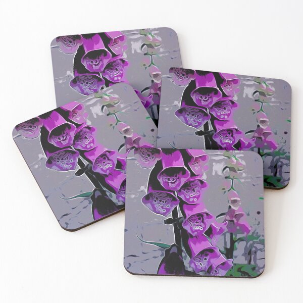 Item preview, Purple Foxgloves designed and sold by Colin Bentham.