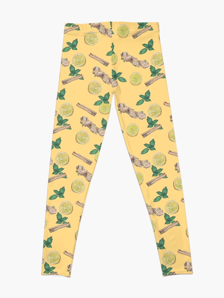 Alternate view of ginger lemon tea! Leggings