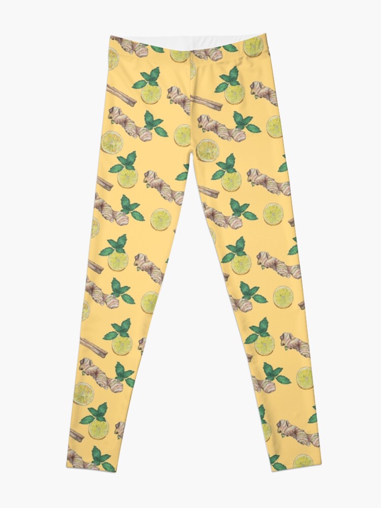 Alternate view of ginger lemon tea! Leggings