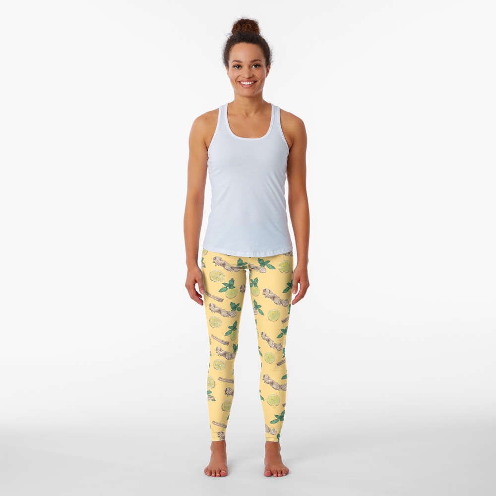 ginger lemon tea! Leggings