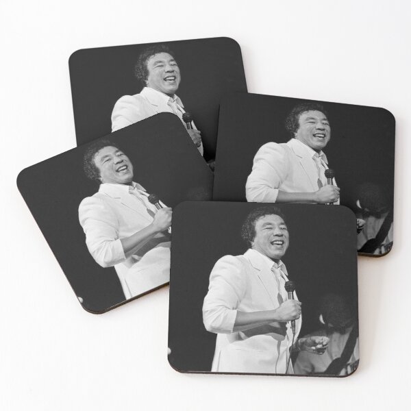 Item preview, Smokey Robinson - BW Photograph designed and sold by ConcertImages.