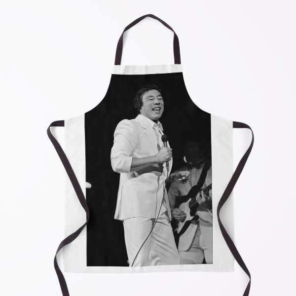Item preview, Smokey Robinson - BW Photograph designed and sold by ConcertImages.