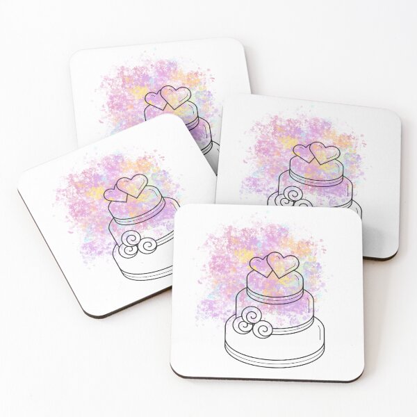Item preview, Cake Wall Line Art With Color designed and sold by Gaynor Burrows.