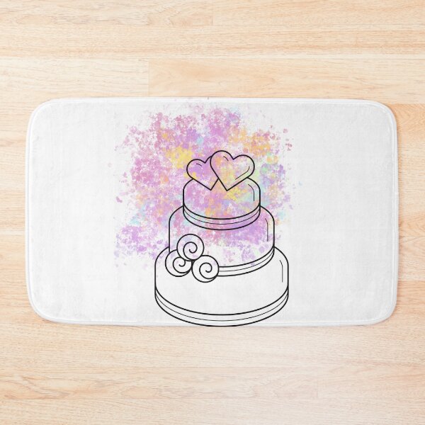Item preview, Cake Wall Line Art With Color designed and sold by Gaynor Burrows.