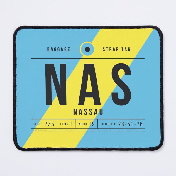 Item preview, Luggage Tag E - NAS Nassau Bahamas designed and sold by VoodooCircus.