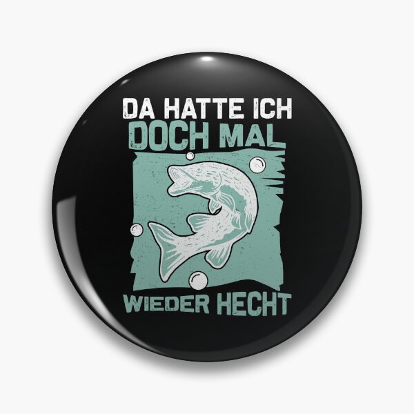 Item preview, Da Hatte Ich Doch Mal Wieder Hecht Funny Angler Fischer designed and sold by StrongShirts.