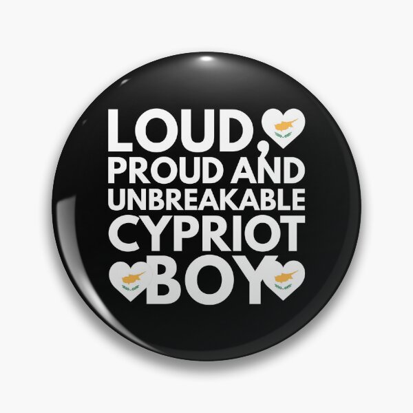 Aperçu de l'œuvre Je suis un garçon chypriote fort, fier et incassable créée et vendue par HelloFromAja.