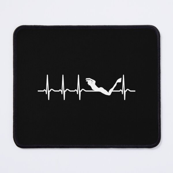 Item preview, Heartbeat Finswimming T-Shirt Cool Funny Nerdy Cartoon Graphic Finswimmer Finswimmer Team T designed and sold by carurbrenda.