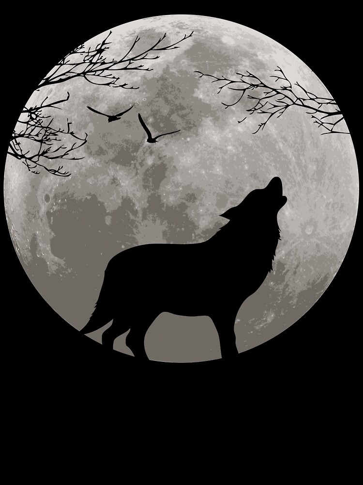 Howling Wolf Kids T Shirt By Np0341 Redbubble