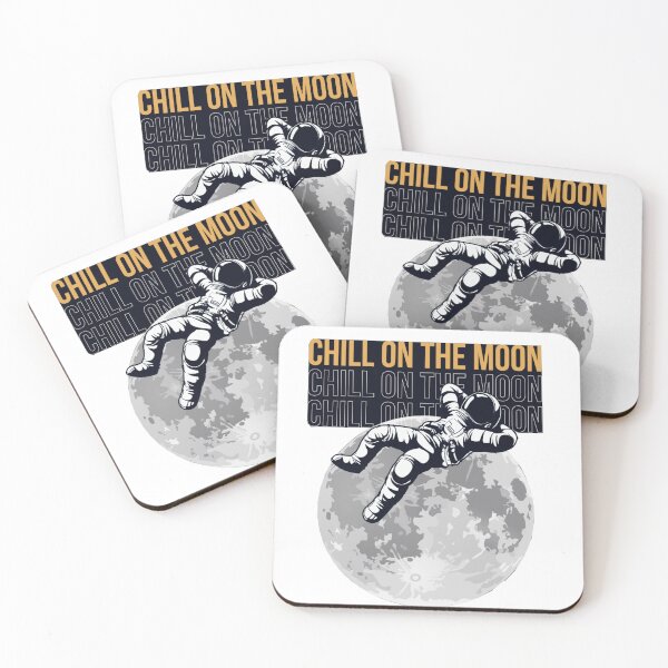 Item preview, cute moon and astronaut in the sky Art. designed and sold by BEAUTY ⭐⭐⭐⭐⭐.