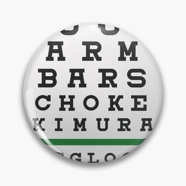 Item preview, Brazilian Jiu-Jitsu Moves Eye Chart BJJ  designed and sold by StevenTaylorr.