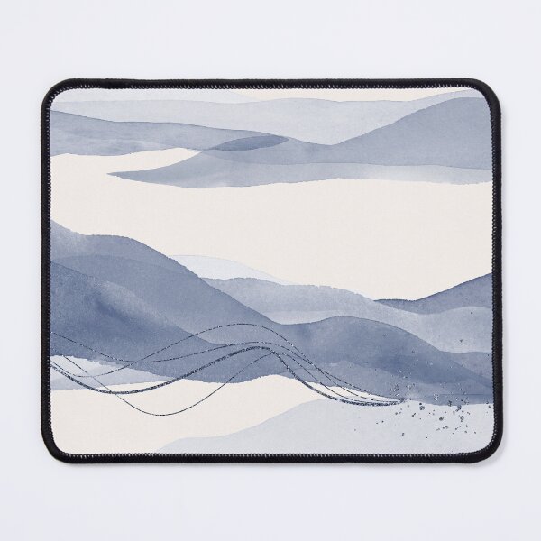 Item preview, Blue Abstract Landscape designed and sold by simplydesignart.