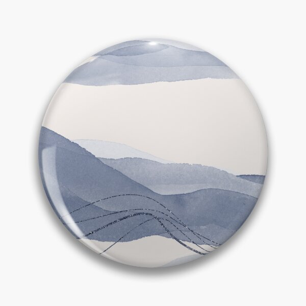 Item preview, Blue Abstract Landscape designed and sold by simplydesignart.