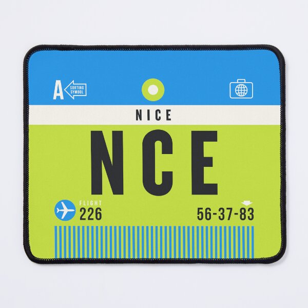 Item preview, Luggage Tag A - NCE Nice France designed and sold by VoodooCircus.