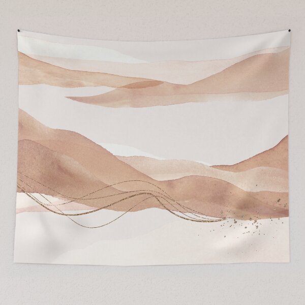 Item preview, Blush Abstract Landscape designed and sold by simplydesignart.