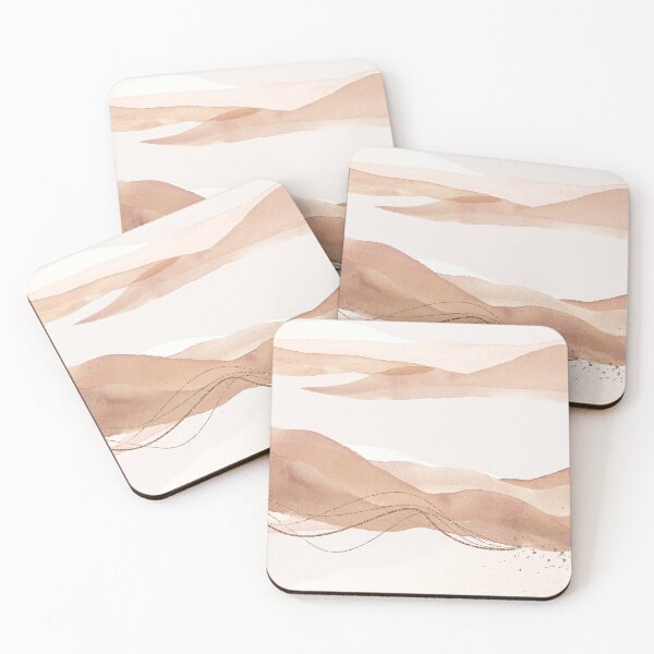 Item preview, Blush Abstract Landscape designed and sold by simplydesignart.