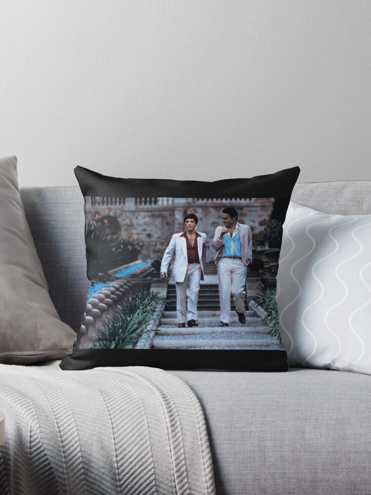 Tony Montana Alejandro Sosa Scarface 1983 Throw Pillow By B Group