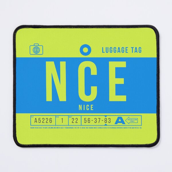 Item preview, Luggage Tag B - NCE Nice France designed and sold by VoodooCircus.