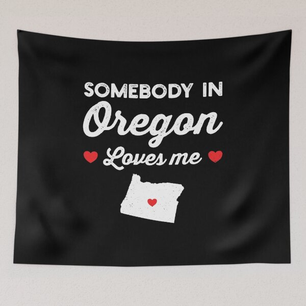 Item preview, Somebody In Oregon Loves Me: Funny Home State Pride Gift - Baby Love Oregon Map USA designed and sold by Adexyl.