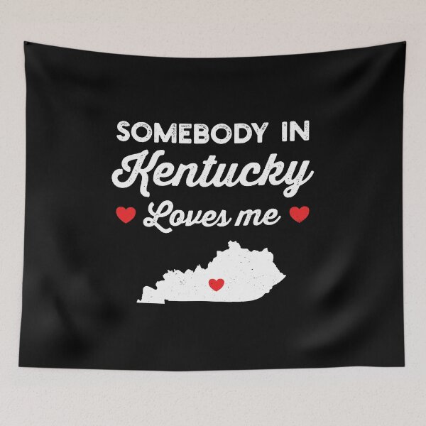 Item preview, Somebody In Kentucky Loves Me: Funny Home State Pride Gift - Baby Love Kentucky Map USA designed and sold by Adexyl.