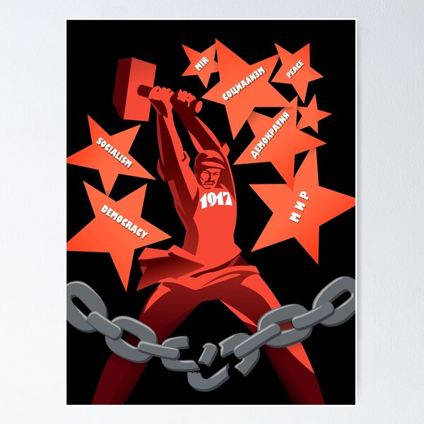Item preview, October 1917 Soviet Poster designed and sold by sifis.