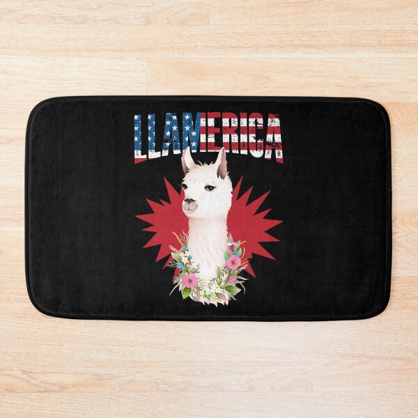 Item preview, Patriotic Floral Animal USA Flag For A Patriot Llama Lover designed and sold by Nessshirts.