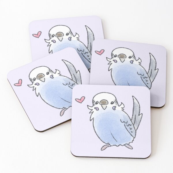 Item preview, heart budgie designed and sold by NaelsDesigns.